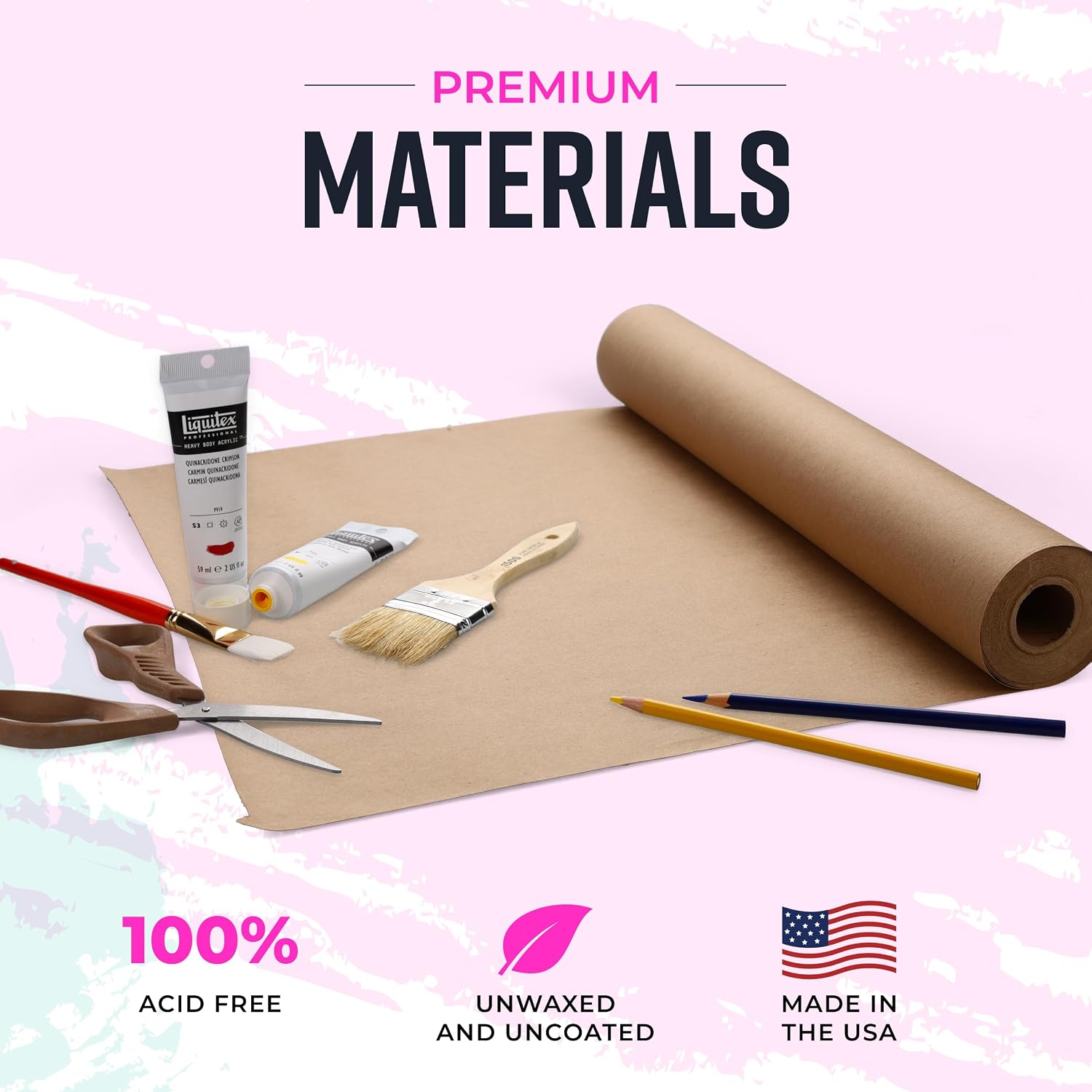 Bryco Goods 18″ x 1200″ Brown Kraft Packing Paper – USA Made – Versatile for Different Arts and Crafts Project - view 2